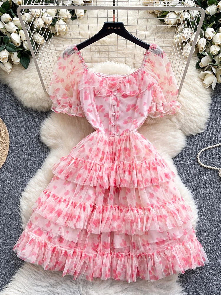 chiffon winter dresses Casual Butterfly Sleeve High Waist Dress Size:11/45 length chiffon maxi combines Stylish women's This Spring 2024 Trend