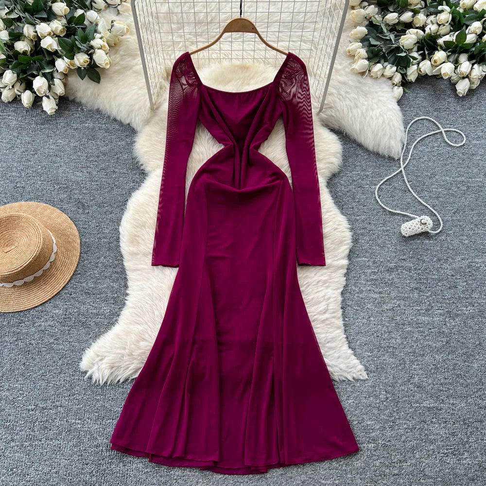 blush long sleeve bodycon dress Elegant Blush Pink Long Sleeve Ruched Mini Dress